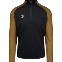 Robey Performance Trainingstrui Half Zip Zwart Goud - thumbnail