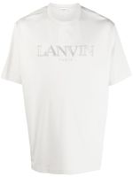 Lanvin t-shirt en coton à logo appliqué - Gris - thumbnail