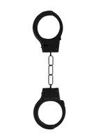 Metal Handcuffs - Black - thumbnail