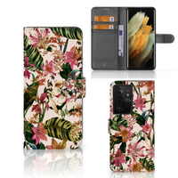 Samsung Galaxy S21 Ultra Hoesje Flowers