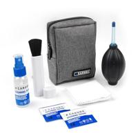 Caruba Cleaning Kit All-in-One - Essentiële camera- en lensverzorgings kit met lens dust blower, borstel, doekjes en microvezeldoekje
