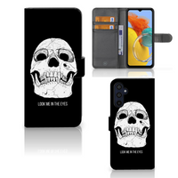 Telefoonhoesje met Naam Samsung Galaxy M14 Skull Eyes - thumbnail