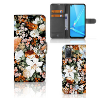 Hoesje voor OPPO A72 | OPPO A52 Dark Flowers