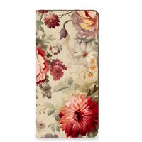 Smart Cover voor Motorola Moto G14 Bloemen