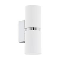 Eglo Led wandlamp Passa Up - Down 2x3,3w - wit met grijs 95368