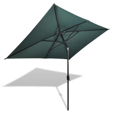 vidaXL Parasol rechthoekig 200x300 cm groen vidaXL Parasol rechthoekig 200x300 cm groen