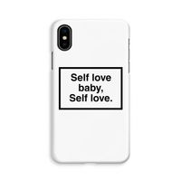 Self love: iPhone X Volledig Geprint Hoesje - thumbnail