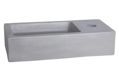 Differnz Ravo fontein 38.5x18.5x9cm beton licht grijs Differnz Ravo fontein 38.5x18.5x9cm beton licht grijs