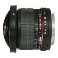 Samyang 8mm f/3.5 UMC fisheye CSII Canon EF-S-mount objectief - thumbnail