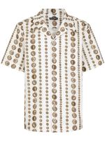 Dolce & Gabbana chemise à imprimé Monete - Blanc