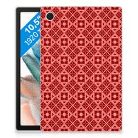 Samsung Galaxy Tab A8 2021/2022 Hippe Hoes Batik Rood