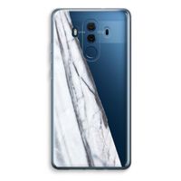 Gestreepte marmer: Huawei Mate 10 Pro Transparant Hoesje - thumbnail