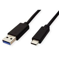 Secomp 11.44.9011 USB-kabel USB 3.2 Gen 1 (3.1 Gen 1) 1 m USB A USB C Zwart - thumbnail