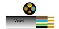 Enzo Kabel VMVL rond 4x0,75 qmm zwart - 1227522