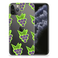 Apple iPhone 11 Pro Siliconen Case Druiven