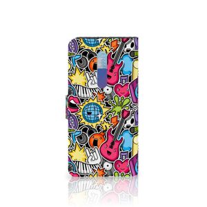 Xiaomi Redmi K20 Pro Wallet Case met Pasjes Punk Rock