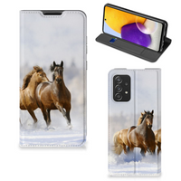 Samsung Galaxy A72 (5G/4G) Hoesje maken Paarden - thumbnail