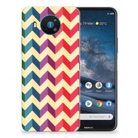 Nokia 8.3 TPU bumper Zigzag Multi Color