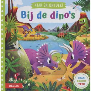 Deltas Boek Kijk en Ontdek Bij de Dino's