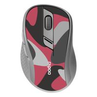 Rapoo M500 Silent Stille Multimodus Draadloze Optische Muis Rood/Camouflage - thumbnail