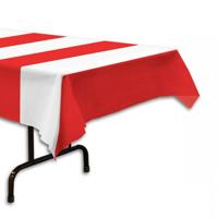 Tafelkleed Circus rood wit gestreept