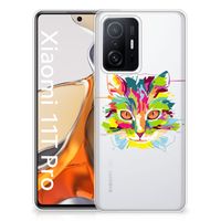 Xiaomi 11T | 11T Pro Telefoonhoesje met Naam Cat Color