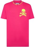 Philipp Plein t-shirt Skull&Bones en coton - Rose - thumbnail