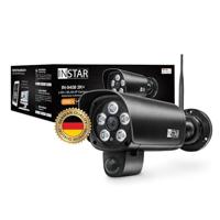 INSTAR IN-9408 2K+ LAN/WLAN bewakingscamera met kunstmatige intelligentie - weerbestendige buitencamera - 2,4 GHz en 5 GHz WLAN - WPA3 - HomeKit - PIR - bewegingsdetectie - groothoek - RTSP