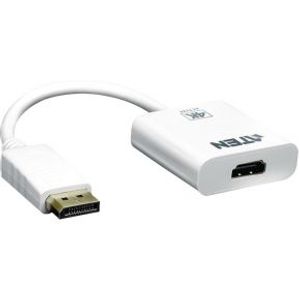 ATEN DisplayPort Kabel DisplayPort Male - HDMI-Uitgang 0.15 m Wit - [VC986-AT]