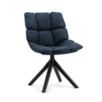 Eleonora Eetkamerstoel 'Daan' kleur blauw
