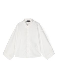 Emporio Armani Kids chemise à manches amples - Blanc