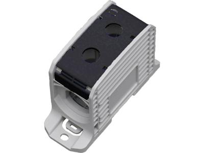 HoraeTec 106319 Serieklem PA Grijs-wit (RAL 7035), Zwart 1-polig 420 A, 340 A 600 V Geleidertype: L