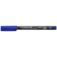 Staedtler Lumocolor permanent M DRY SAFE 317-3 Permanent marker Blauw Watervast: Ja