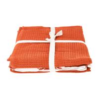 Theedoeken terra - set van 3 - 65x45 cm