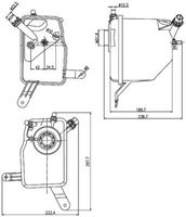 Expansietank, koelvloeistof CRT205000S