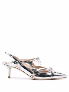 Scarosso x Paula Cademartori escarpins Cinderella en cuir - Argent