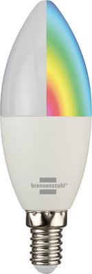 Brennenstuhl Smart Connect LED-lamp Energielabel: G (A - G) E14 Koudwit, Warmwit, RGB