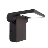 KapegoLED wandmontagelamp, Robi flex, spanningsconstant, 110 – 240 V AC/50-60 Hz, 10 W, warm wit, aluminium drukgiet, donkergrijs EEK: A