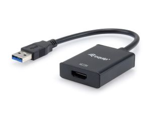 Equip 133385 USB grafische adapter 1920 x 1080 Pixels Zwart