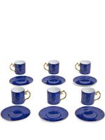 L'Objet lot de tasses Lapis - Bleu