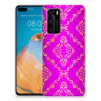 Siliconen Hoesje Huawei P40 Barok Roze - thumbnail