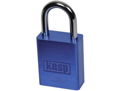 Kasp K14040BLUD Hangslot 38 mm Verschillend sluitend Blauw