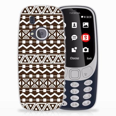 Nokia 3310 (2017) TPU bumper Aztec Brown