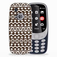 Nokia 3310 (2017) TPU bumper Aztec Brown
