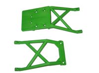 Traxxas - Skid plates, front & rear (green) (TRX-3623A)