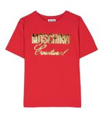 Moschino Kids t-shirt en coton à logo 3D - Rouge