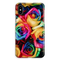 Neon bloemen: iPhone XS Max Volledig Geprint Hoesje - thumbnail