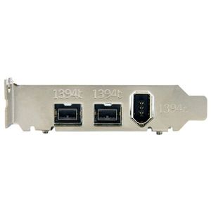 StarTech.com 3-poort 2b 1a Low Profile 1394 PCI Express FireWire Adapterkaart