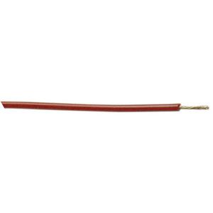 Stäubli 61.7604-10022 Draad SILI-1V 1 x 0.25 mm² Rood per meter