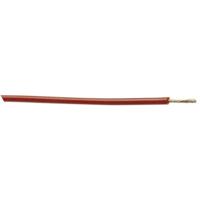 Stäubli 61.7604-10022 Draad SILI-1V 1 x 0.25 mm² Rood per meter